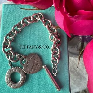 Return To Tiffany’s Heart Charm Bracelet, Sterling Silver